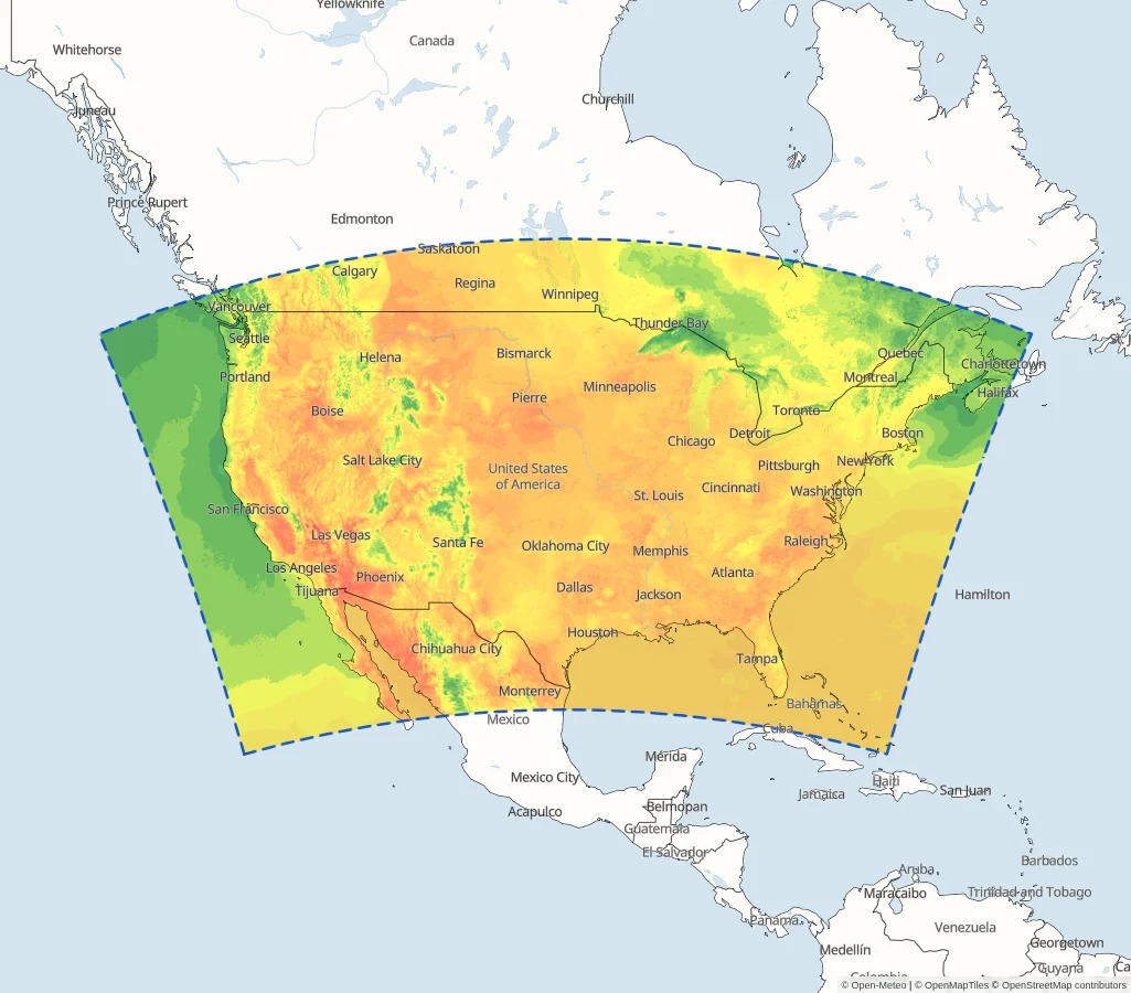 HRRR Conus Model Area