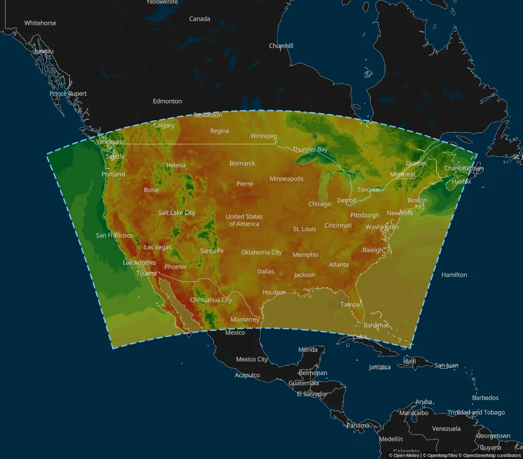 HRRR Conus Model Area