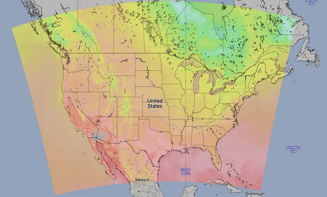 NBM U.S. Conus Model Area